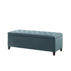 Banc de rangement rembourré à plateau capitonné Sasha de Madison Park