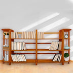 Bibliothèque empilable pliante en bois massif 100 % Edgemont de Porch &amp; Den de 27,5 pouces