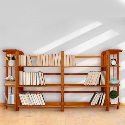 Bibliothèque empilable pliante en bois massif 100 % Edgemont de Porch &amp; Den de 27,5 pouces