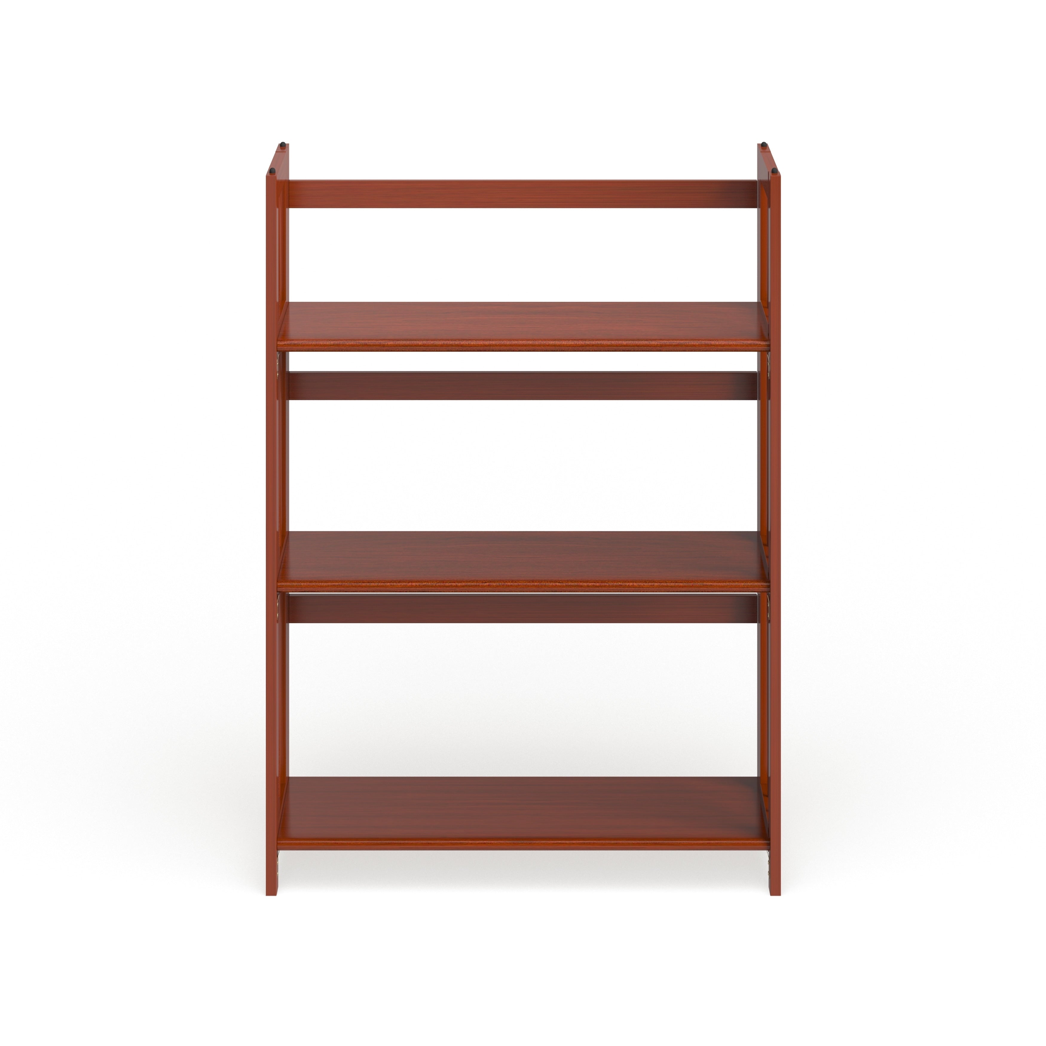 Bibliothèque empilable pliante en bois massif 100 % Edgemont de Porch &amp; Den de 27,5 pouces