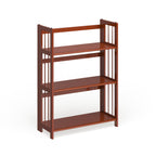Bibliothèque empilable pliante en bois massif 100 % Edgemont de Porch &amp; Den de 27,5 pouces