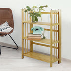 Bibliothèque empilable pliante en bois massif 100 % Edgemont de Porch &amp; Den de 27,5 pouces