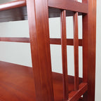 Bibliothèque empilable pliante en bois massif 100 % Edgemont de Porch &amp; Den de 27,5 pouces