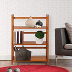 Bibliothèque empilable pliante en bois massif 100 % Edgemont de Porch &amp; Den de 27,5 pouces