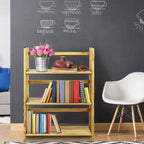 Bibliothèque empilable pliante en bois massif 100 % Edgemont de Porch &amp; Den de 27,5 pouces