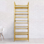 Bibliothèque empilable pliante en bois massif 100 % Edgemont de Porch &amp; Den de 27,5 pouces