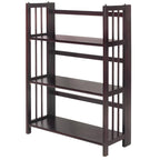 Bibliothèque empilable pliante en bois massif 100 % Edgemont de Porch &amp; Den de 27,5 pouces