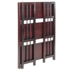 Bibliothèque empilable pliante en bois massif 100 % Edgemont de Porch &amp; Den de 27,5 pouces