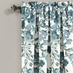 Paire de rideaux occultants à motif floral Elcaro pour porche et salle à manger