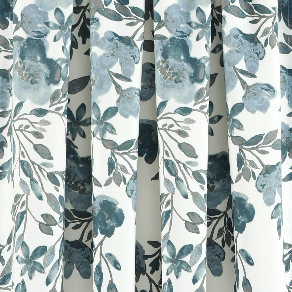 Paire de rideaux occultants à motif floral Elcaro pour porche et salle à manger
