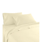 Parure de lit à rayures en coton égyptien 1 200 fils avec poche profonde Home Sweet Home Dream