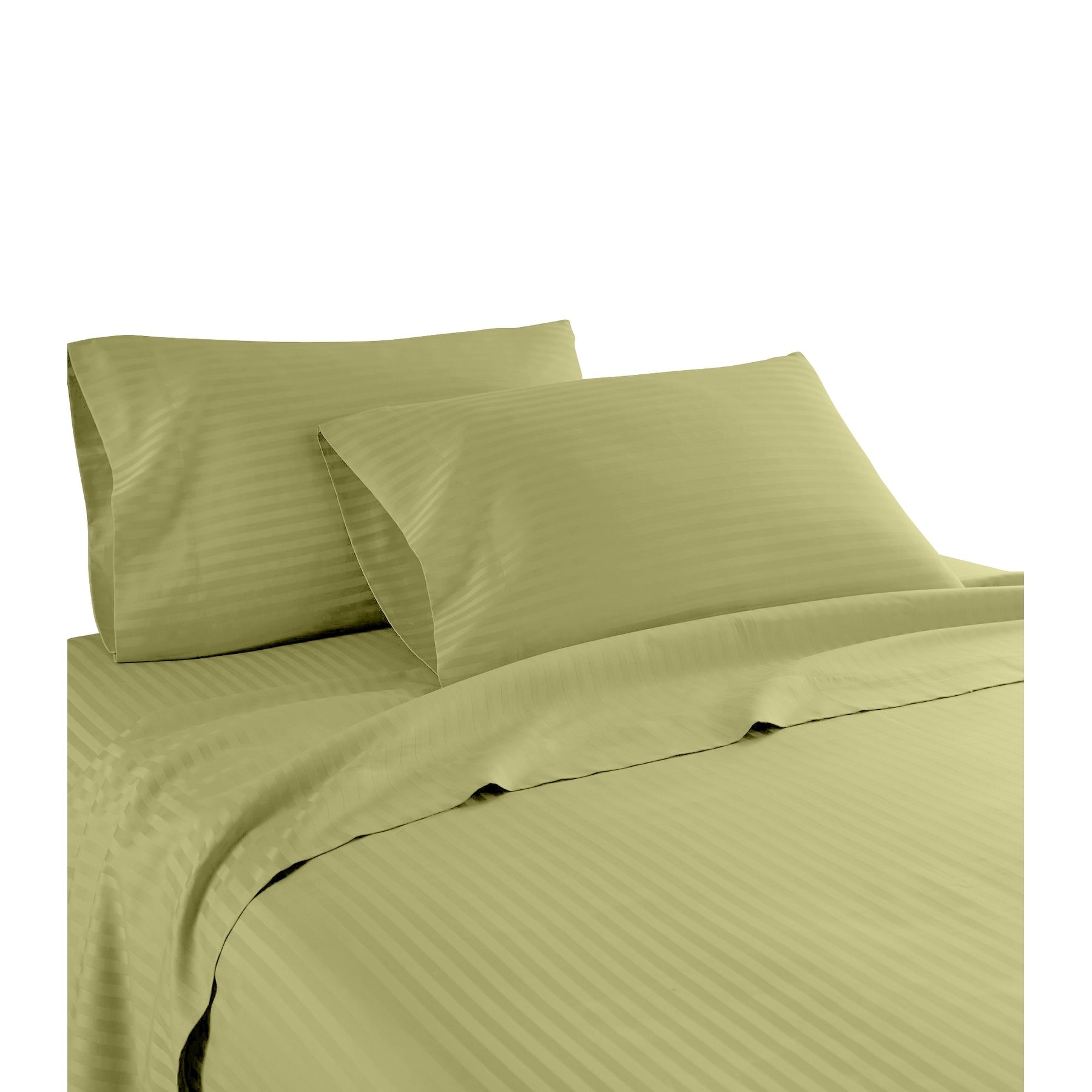 Parure de lit à rayures en coton égyptien 1 200 fils avec poche profonde Home Sweet Home Dream