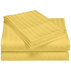 Parure de lit à rayures en coton égyptien 1 200 fils avec poche profonde Home Sweet Home Dream