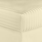 Parure de lit à rayures en coton égyptien 1 200 fils avec poche profonde Home Sweet Home Dream