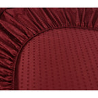 Parure de lit à rayures en coton égyptien 1 200 fils avec poche profonde Home Sweet Home Dream