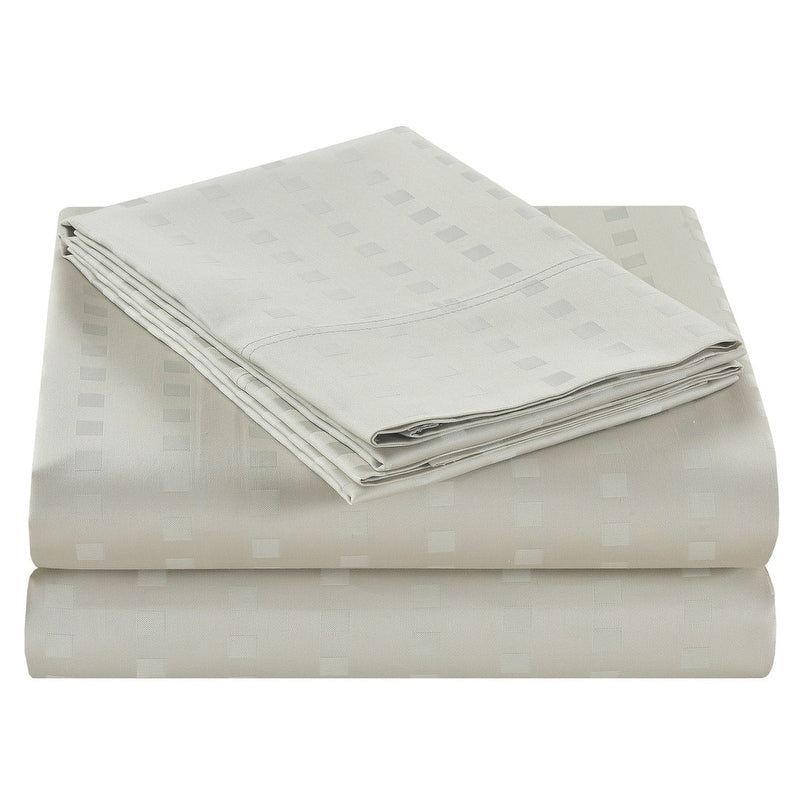 Parure de lit à rayures en coton égyptien 1 200 fils avec poche profonde Home Sweet Home Dream