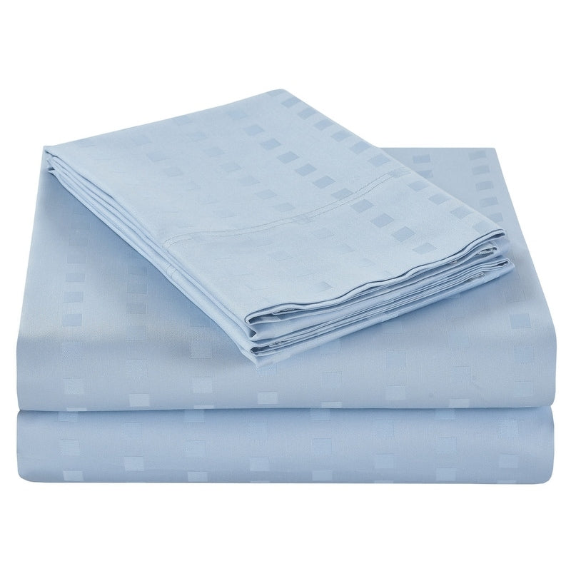 Parure de lit à rayures en coton égyptien 1 200 fils avec poche profonde Home Sweet Home Dream