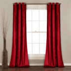 Ensemble de rideaux occultants en velours uni Porch &amp; Den Lapeyrous