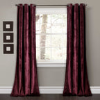 Ensemble de rideaux occultants en velours uni Porch &amp; Den Lapeyrous