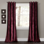 Ensemble de rideaux occultants en velours uni Porch &amp; Den Lapeyrous