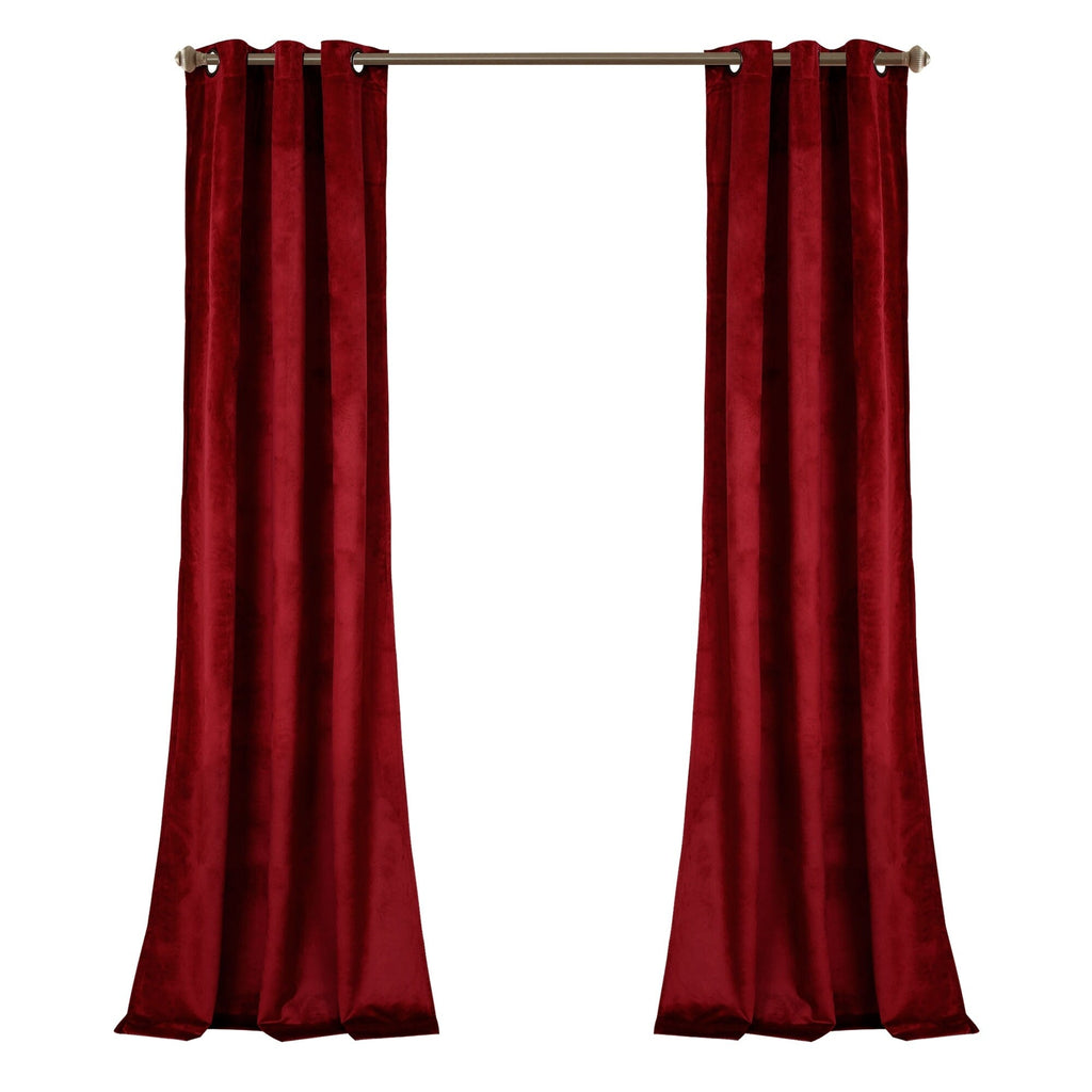 Ensemble de rideaux occultants en velours uni Porch &amp; Den Lapeyrous