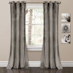 Ensemble de rideaux occultants en velours uni Porch &amp; Den Lapeyrous