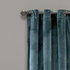 Ensemble de rideaux occultants en velours uni Porch &amp; Den Lapeyrous