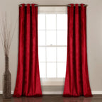 Ensemble de rideaux occultants en velours uni Porch &amp; Den Lapeyrous