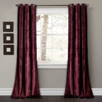 Ensemble de rideaux occultants en velours uni Porch &amp; Den Lapeyrous