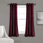 Ensemble de rideaux occultants en velours uni Porch &amp; Den Lapeyrous