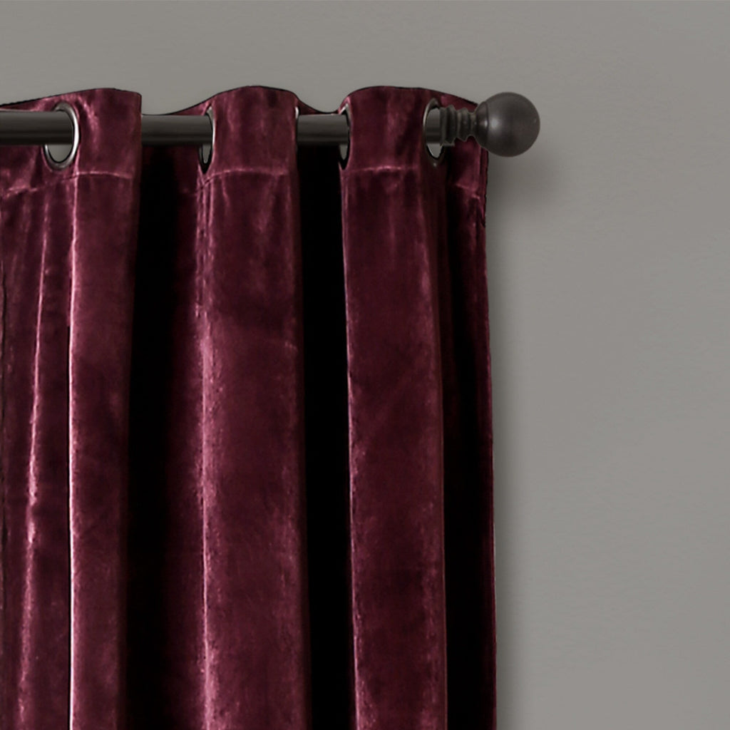 Ensemble de rideaux occultants en velours uni Porch &amp; Den Lapeyrous