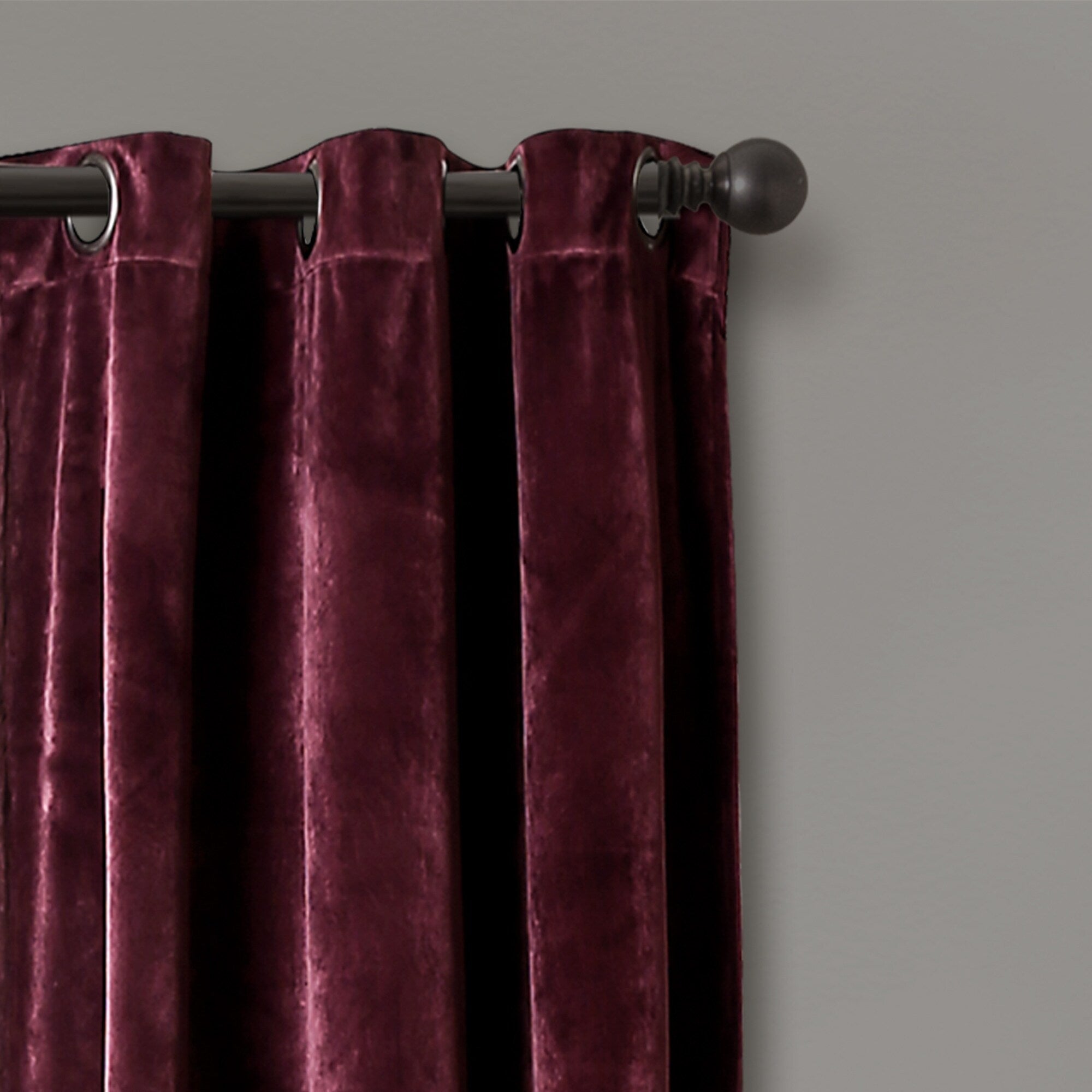 Ensemble de rideaux occultants en velours uni Porch &amp; Den Lapeyrous