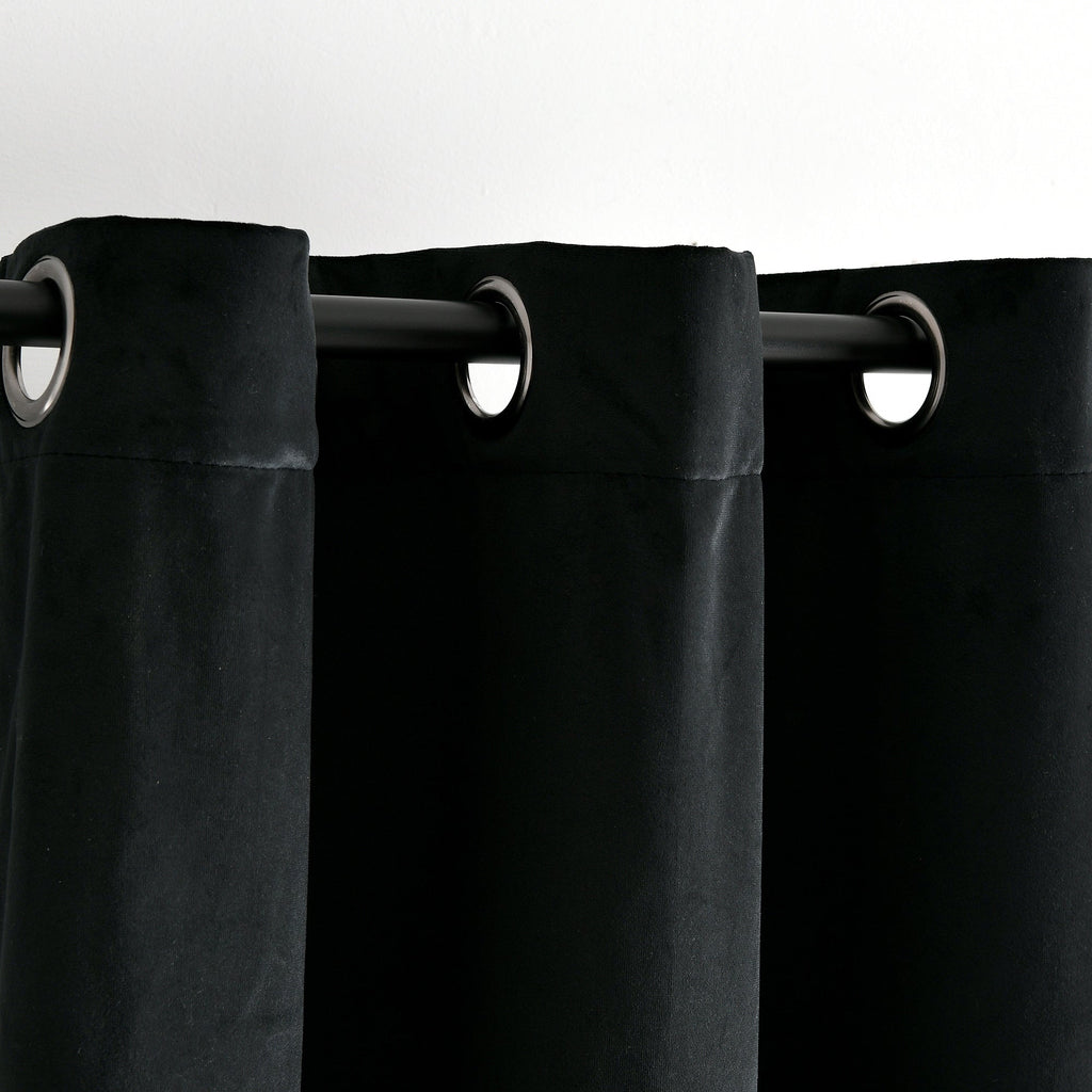 Ensemble de rideaux occultants en velours uni Porch &amp; Den Lapeyrous
