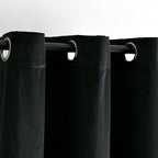 Ensemble de rideaux occultants en velours uni Porch &amp; Den Lapeyrous