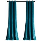 Ensemble de rideaux occultants en velours uni Porch &amp; Den Lapeyrous