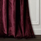 Ensemble de rideaux occultants en velours uni Porch &amp; Den Lapeyrous