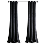 Ensemble de rideaux occultants en velours uni Porch &amp; Den Lapeyrous