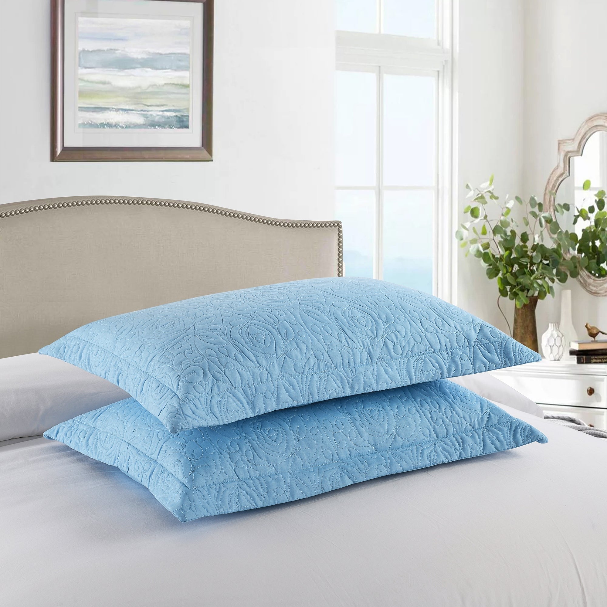 Housse de coussin brodée Manor Porch &amp; Den (lot de 2)