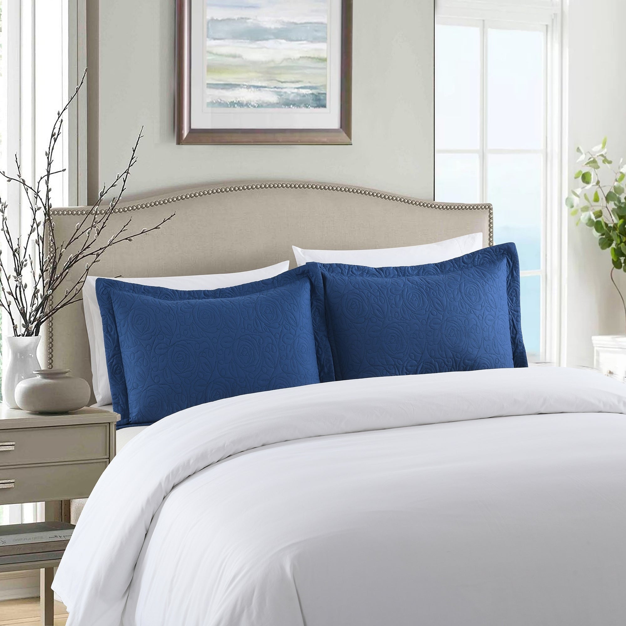 Housse de coussin brodée Manor Porch &amp; Den (lot de 2)