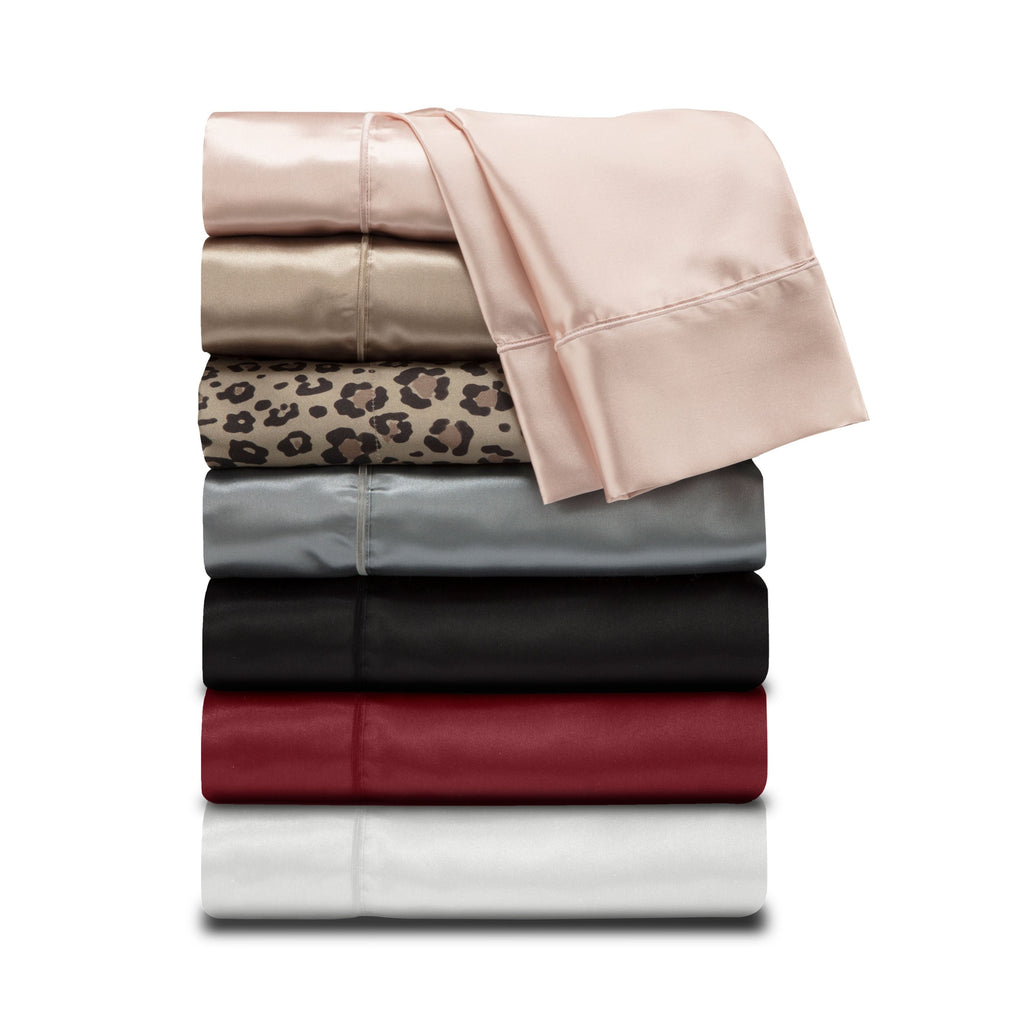 Parure de draps Martex Elegance en satin de soie doux et respirant pour cheveux et peau