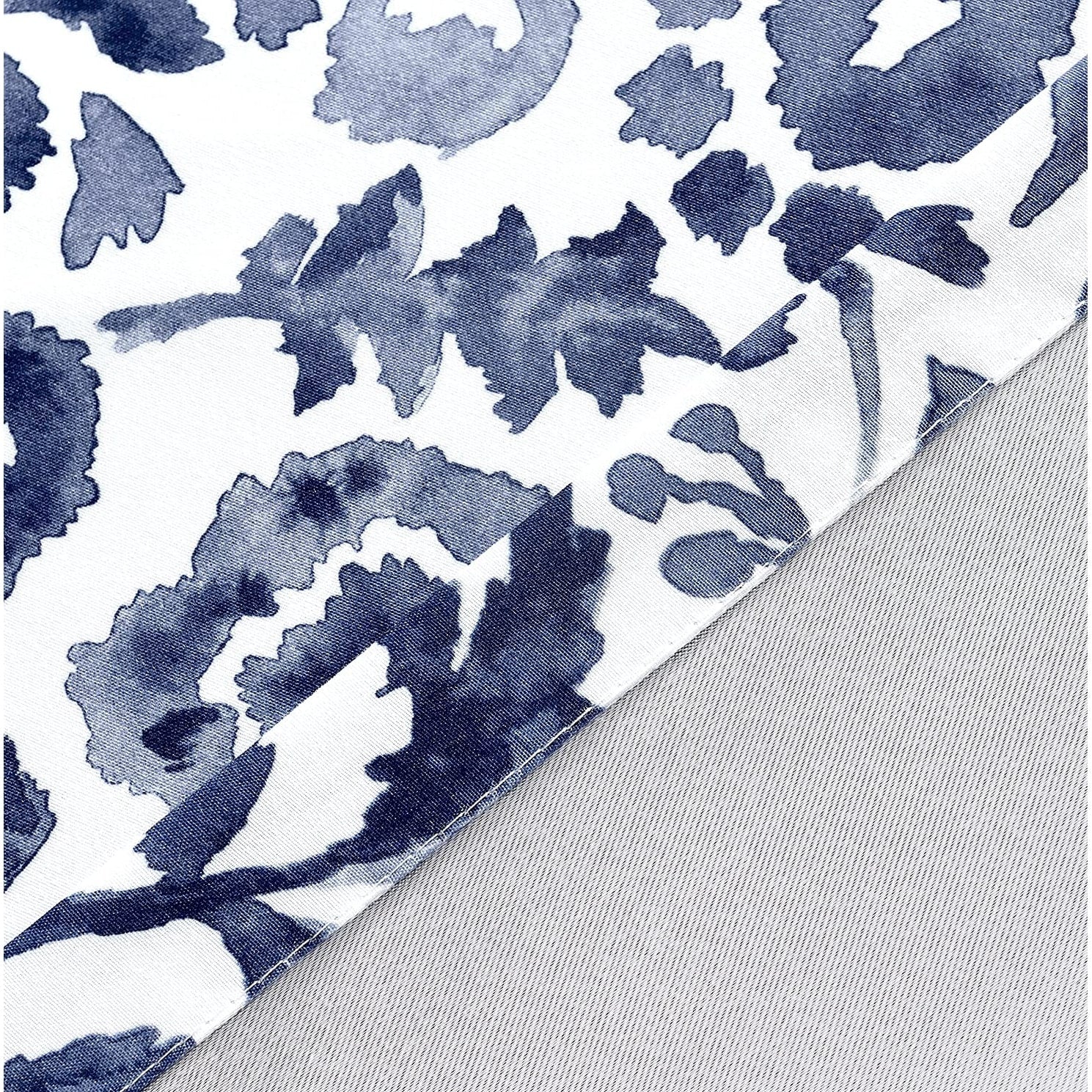 Paire de rideaux occultants doublés à motif floral aquarelle Porch &amp; Den Ouzel