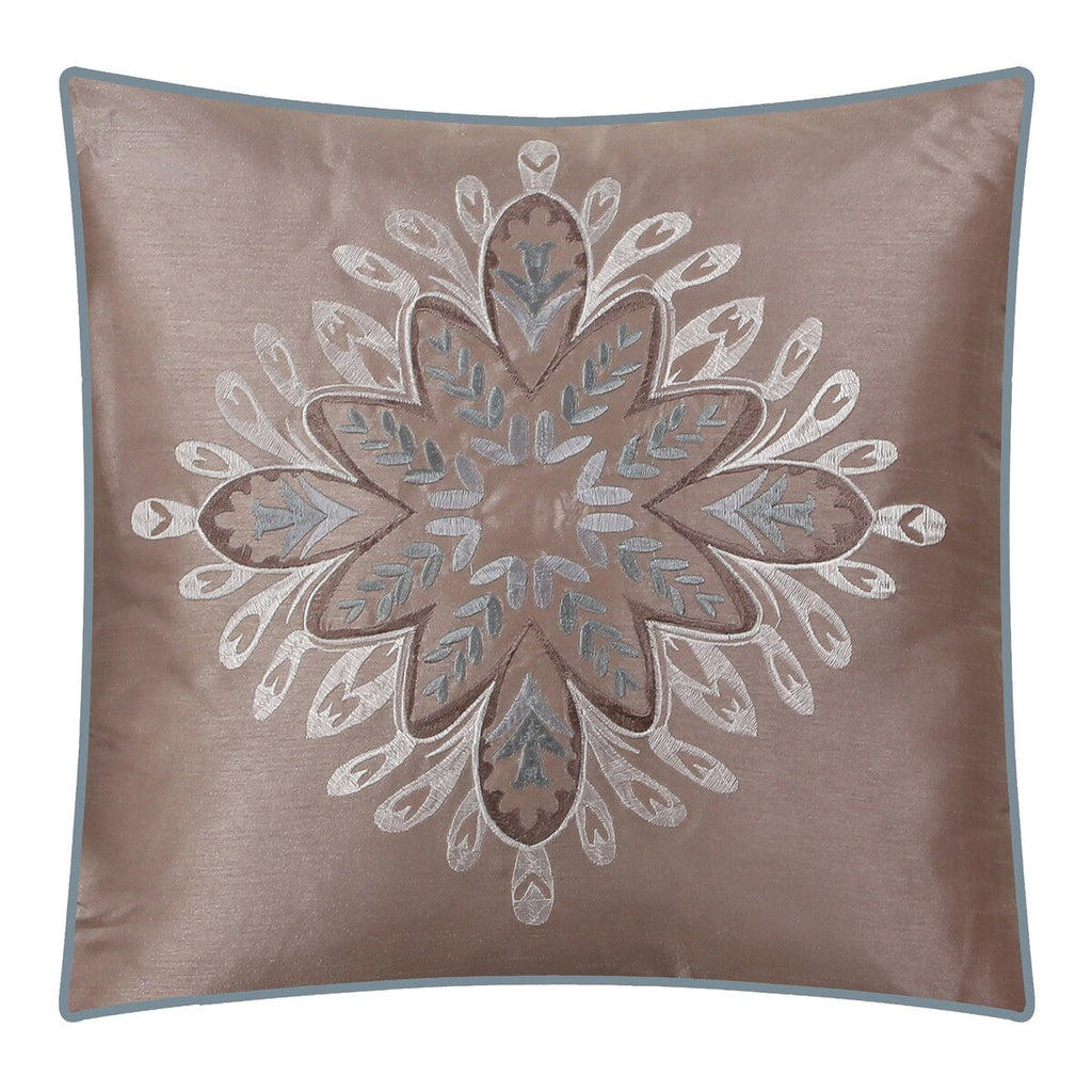 Ensemble de couette 6 pièces en jacquard médaillon Summerfield de Porch &amp; Den