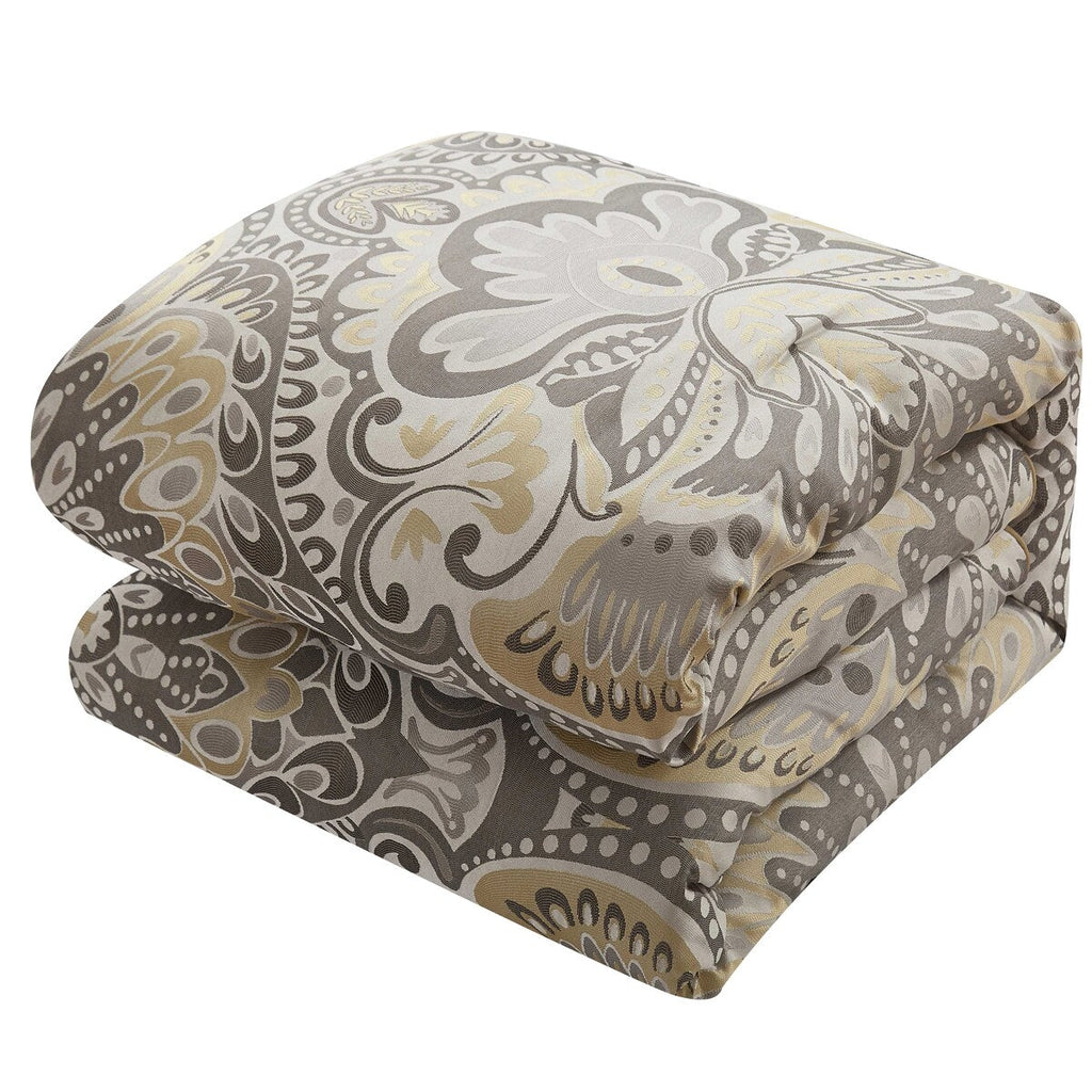 Ensemble de couette 6 pièces en jacquard médaillon Summerfield de Porch &amp; Den