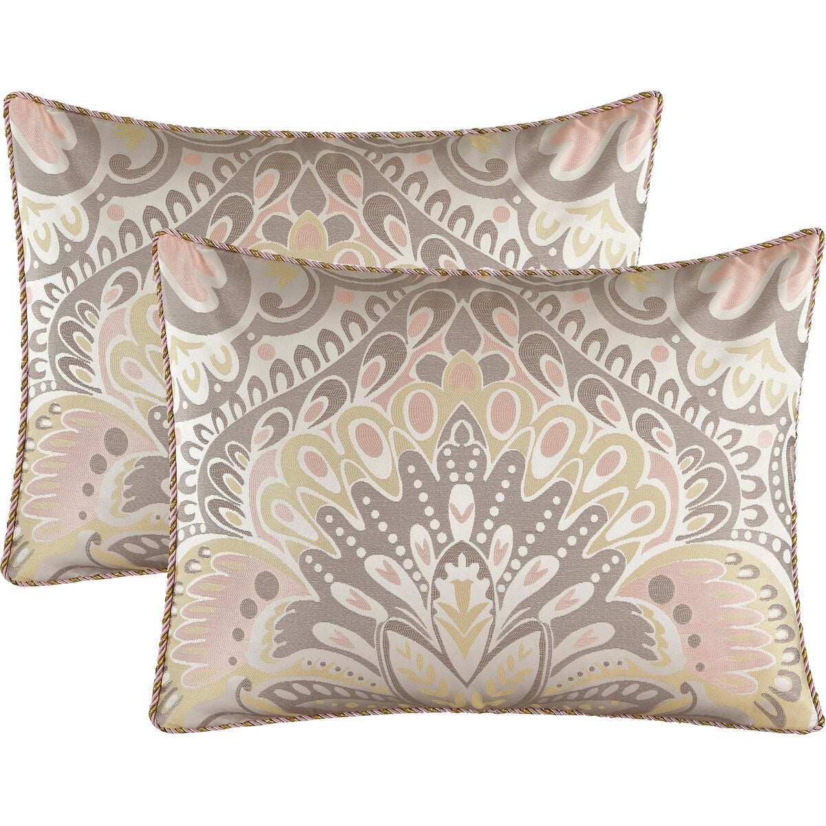Ensemble de couette 6 pièces en jacquard médaillon Summerfield de Porch &amp; Den