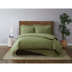 Parure de lit en percale de coton à tissage serré Brooklyn Loom