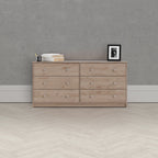 Commode double à 6 tiroirs Porch &amp; Den Zoe