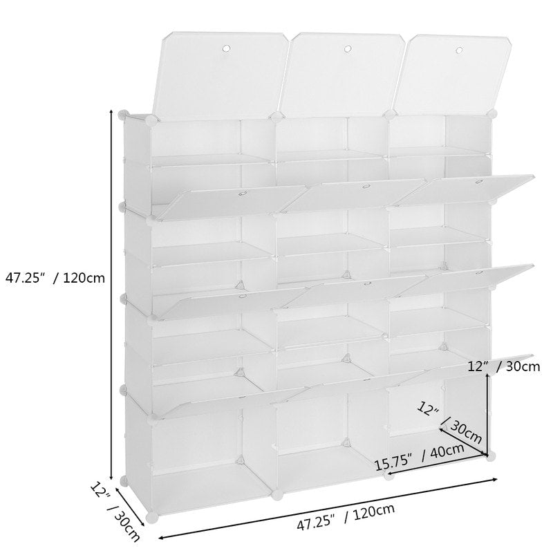 Étagère à chaussures portable, 66 à 72 paires, meuble de rangement