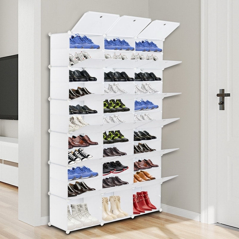 Étagère à chaussures portable, 66 à 72 paires, meuble de rangement