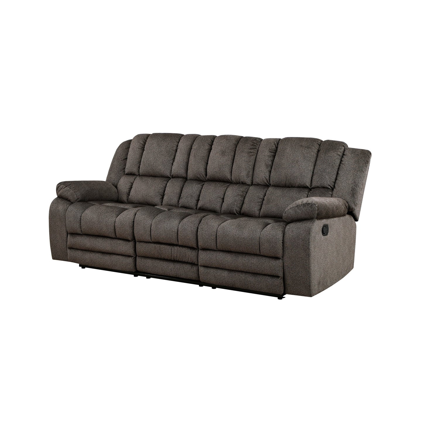Canapé inclinable manuel transitionnel Knox de Porter Designs, en microfibre, gris