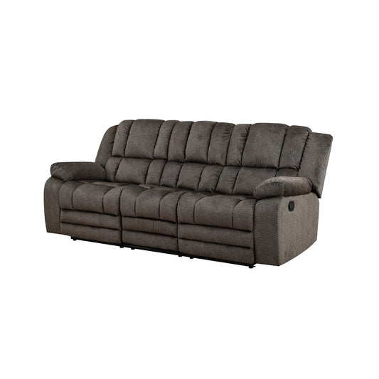 Canapé inclinable manuel transitionnel Knox de Porter Designs, en microfibre, gris